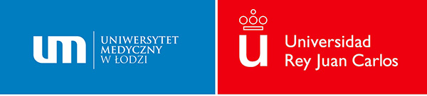 UMED Łódź i Rey Juan Carlos - loga